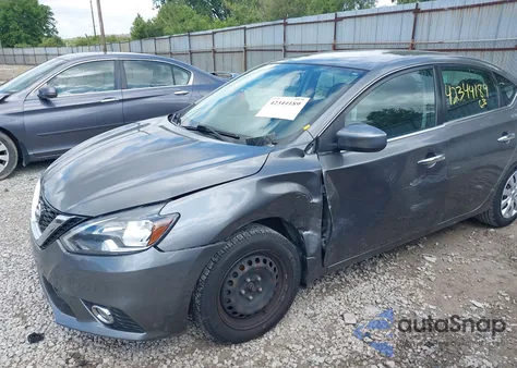 2019 Nissan Sentra S из США, поврежденный, VIN 3N1AB7AP1KY378228